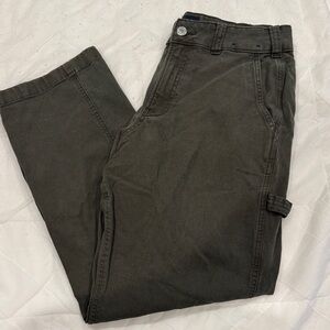 Abercrombie & Fitch Men's Charcoal Cargo Pants